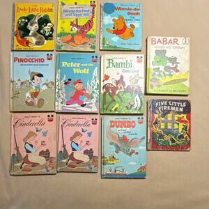 Lot of Books Disney, Little Golden, Pooh, Dumbo, Barbar etc Children Storybooks